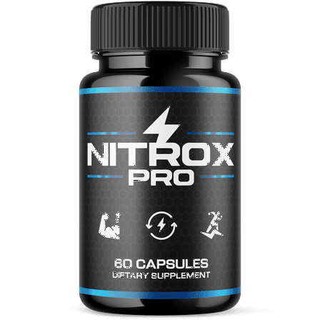 Nitrox Pro Advanced Formula Pills All Natural NitroxPro Vitamin Supplement 60 Capsules