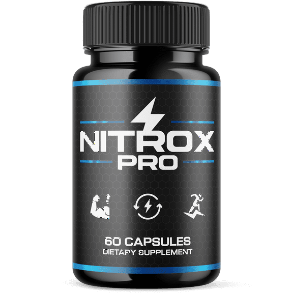 Nitrox Pro Advanced Formula Pills All Natural NitroxPro Vitamin Supplement 60 Capsules