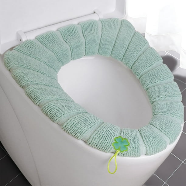 Asiento de Inodoro Grueso con Asa para El Hogar, Lavable, para Invierno