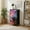 Color-2, variant on 4 Drawer Vertical Storage Dresser Tropical sunset with Wood Top Fabric Pull Drawers