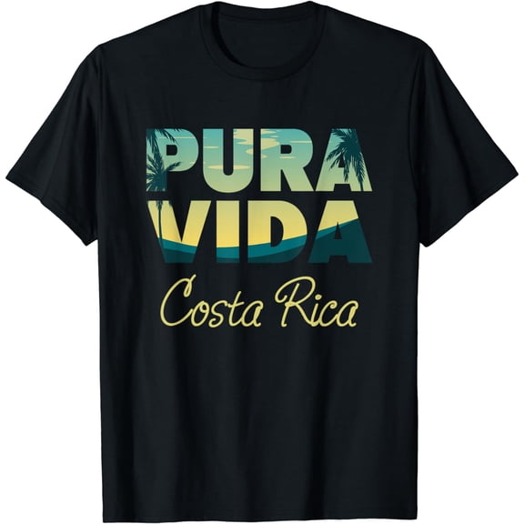 Pura Vida Costa Rica Souvenir - Cool Central America Trvel T-Shirt