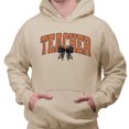 thumbnail image 2 of Halloween Teacher Hoodie Sweatshirt Unisex Small Sand, 2 of 5