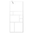 thumbnail image 4 of vidaXL Walk-in Shower Enclosure Bathroom Wall Panel Shower Screen ESG Glass, 4 of 17
