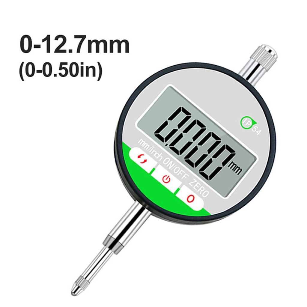 tegongse Metal Digital Indicator Dial Gauge Caliper 62mm / 98mm / 0-12.7mm MM Inch Conversion Measuring Tool Waterproof Dustproof