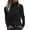 Black, variant on Womens Sweaters Turtleneck Cable Knit Long Sleeve Pullover Cute Fitted Trendy Basic Fall Winter Tops