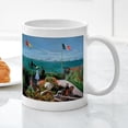 thumbnail image 3 of CafePress - The Terrace At Sainte Adresse, 1867 By Claude Mone - 11 oz Ceramic Mug - Novelty Coffee Tea Cup, 3 of 4