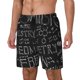 thumbnail image 1 of Balery Black Scientific Bañador para hombre, shorts de playa de secado rápido con entrepierna y forro de compresión-Medium, 1 of 6