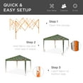 thumbnail image 2 of Best Choice Products 10x10ft Pop Up Canopy Outdoor Portable Adjustable Instant Gazebo Tent w/ Carrying Bag - Camo, 2 of 7