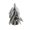 15cm, variant on Winter Holiday Tree Decor with Snow-Dusted Cedar Branches Base Christmas Tree for Indoor Tabletop and Shelf Display