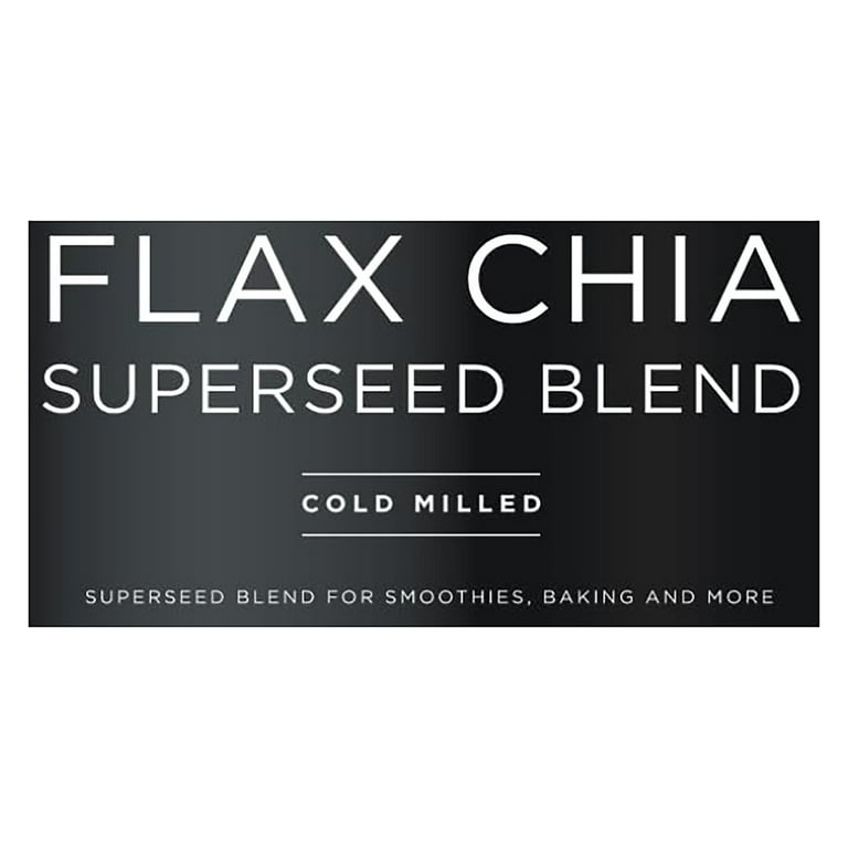 Terrasoul Superfoods Organic Flax Chia Blend, 8oz - Cold Milled