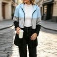 thumbnail image 2 of MaFYtyTPR Women's Color Block Hoodies Zip Up Long Sleeve Hooded Sweatshirts Loose Fit Casual Coat with Pockets, 2 of 6