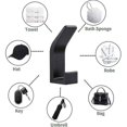 thumbnail image 3 of Pieces Hooks, Double Bath Towel Hook, Mount Compatible With Kit, Bath, , Closet, ,, 3 of 5