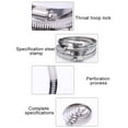 thumbnail image 3 of ICERUN 21-254mm Stainless Steel Adjustable Air Conditioner Water Gas Pipe Hose Clamp - Flexible and Durable Pipe Clamp, 3 of 3