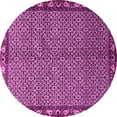thumbnail image 1 of Ahgly Company Indoor Round Persian Pink Traditional Area Rugs, 8' Round, 1 of 4