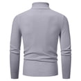 thumbnail image 2 of Men's Turtleneck Sweater Long Sleeve Ribbed Knit Pullover Casual Slim Fit Top, 2 of 4