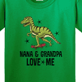 thumbnail image 4 of Inktastic Nana and Grandpa Love Me Dinosaur Grandson Youth T-Shirt, 4 of 5