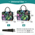 thumbnail image 2 of Ckdifva Wildflowers Colorful Cooler Bag Cooler Cooling Tote Lunch Bag Lunch Box Front Pocket with Shoulder Strap, 2 of 6