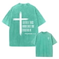 thumbnail image 7 of Christian T Shirts for Men 2026 Summer Casual Short Sleeve Crewneck Washed Vintage Shirt Christian Cross Graphic Tees, 7 of 7