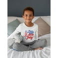 thumbnail image 2 of 4Th July Flag Fireworks Long Sleeve Toddler -Image by Shutterstock,  4 Toddler, 2 of 4