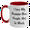 White/Red, variant on Funny Russian Blue Cat Gifts for Men - I Love My Russian Blue, People Not So Much! Two Tone Coffee Mug for Father's Day