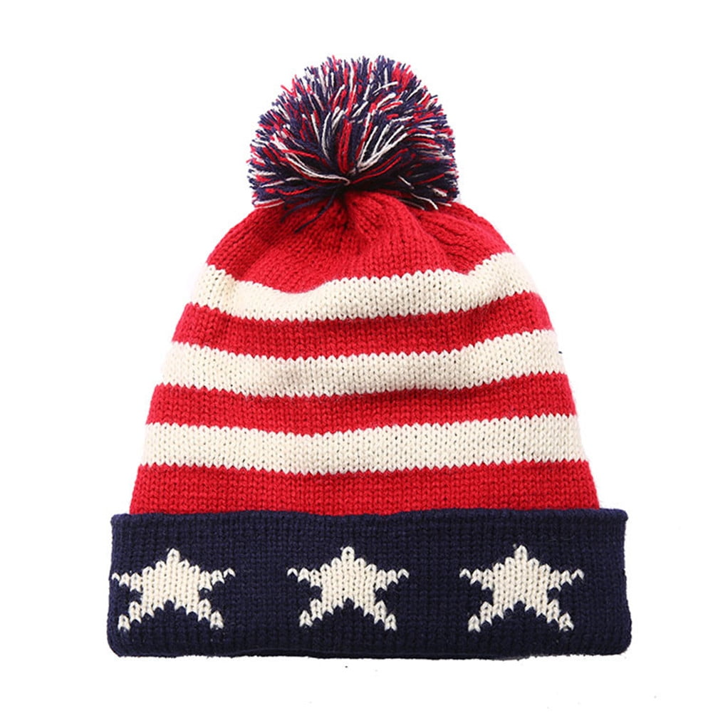american flag wool hat