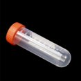 thumbnail image 2 of 10pcs Clear Sewing Storage Bottle with Orange Lid Plastic Needles Container Sewing Needles Bottles Holder for Woman Ladies (Needles Not Include), 2 of 8