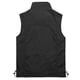 thumbnail image 4 of Chaleco outdoor con múltiples bolsillos para hombre - Color liso, cuello alto ajustado, poliéster, informal/trabajo, tallas M-XXXXL, 4 of 4