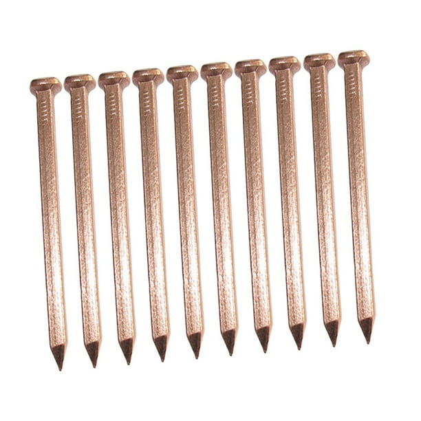 Clavos de cobre perfecl 10 piezas 100mm para bricolaje paisajismo