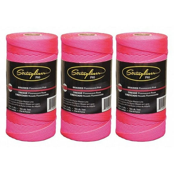 Stringliner Mason's Line,FluorPink,Nylon,1,000',PK3 35762
