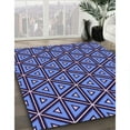 thumbnail image 2 of Ahgly Company Indoor Rectangle Patterned Sky Blue Dress Blue Area Rugs, 2' x 3', 2 of 6
