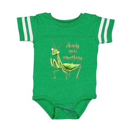 

Inktastic Praying Mantis- Clearly Up to Something Gift Baby Boy or Baby Girl Bodysuit
