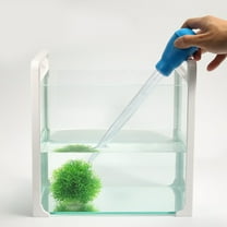 FOLOYORI Fishtank Cleaner 2Pcs Blue Tpr for Aquarium and Fish Tank