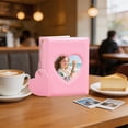 thumbnail image 6 of Mini Photo Album with Heart Cutout, Compact 4.33x3.35In Desktop Decor, Holds 3 Inch Prints, Perfect for Photocards Pictures and Small Keepsakes, Portable Lightweight Gift Ready, 6 of 6