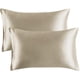 thumbnail image 1 of Funda de almohada de satén para el cabello y la piel, paquete de 2 - Fundas de almohada de tamaño estándar - Fundas de almohada de satén con cierre de sobre Adepaton LRWJ057-10, 1 of 5