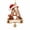 A, variant on Christmas Letter A Ornament, 3.15" Acrylic Tree Initial Decor with Bell, 2D Flat Alphabet Pendant for Xmas Holiday Party Decor, Personalized Ornaments, Stocking Stuffer Gift, Holiday Decoration Gift