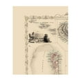 thumbnail image 4 of Historic Map - Atlantic Islands - Tallis 1851 - Vintage Wall Art, 4 of 4