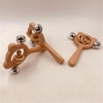 thumbnail image 3 of Xihbxyly Sonajero de Madera con Forma de Oso, Mordedor de Madera Apto para Uso Alimentario, Seguro para Bebés, Sin Bpa, Cuentas Suaves, Ideal para Bebés de 4 a 12 Meses, Diseños de Dibujos Animados M, 3 of 7