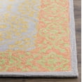 thumbnail image 2 of SAFAVIEH Suzani Endika Floral Bordered Area Rug, Orange/Silver, 3' x 5', 2 of 6