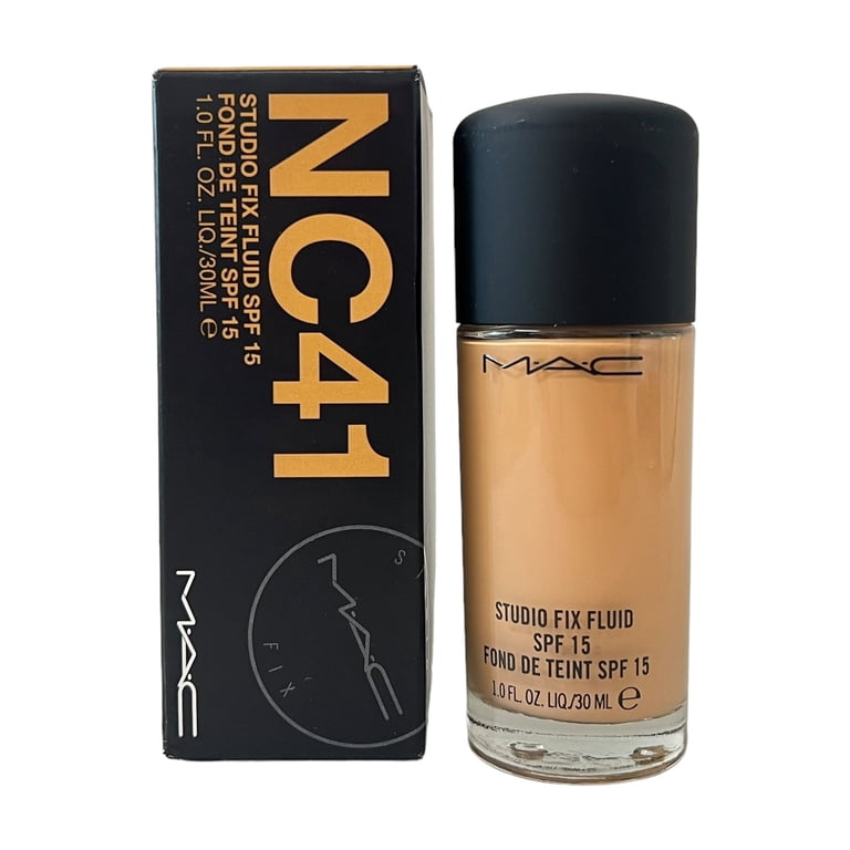 M.A.C Studio Fix Fluid Foundation 1 fl oz NC41, 24-hour breathable
