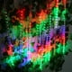 thumbnail image 4 of Luces de lluvia de meteoritos de estrellas, 30 cm, 8 tubos, 144 LED, luces de San Valentín, carámbanos, nieve, luces navideñas, luces de gotas de lluvia para exteriores, decoración navideña para, 4 of 7