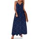 thumbnail image 1 of Vestido sin mangas con diseño de patrón japonés bordado Sashiko, ropa de mujer, vestido elegante, vestido suelto de verano, vestido de verano para uso diario, 1 of 7