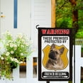 thumbnail image 3 of These Premises Protected by French Bulldog Garden Flag Dog Warning Yard Flag Sign Banner for Outdoor Farmhouse 12.5X18 Inch Double Side, 3 of 6