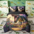 thumbnail image 3 of Erosebridal Howling T-Rex Bedding Comforter Set for Kids Boys, Animal Dinosaur King Bedding Sets, 3 of 6