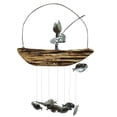 thumbnail image 2 of Yuarrent Carillón de viento estructura de hierro tamaño compacto exquisita campana colgante decoración de jardín accesorios para el hogar Type2 NO2, 2 of 6