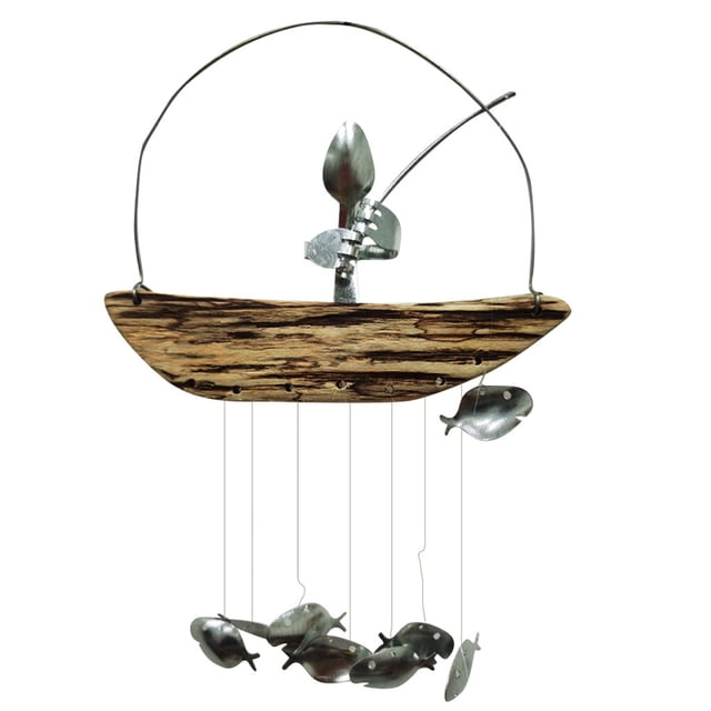 Inteprter Carillón de viento, mano de obra, tamaño compacto, exquisita campana colgante, decoración de jardín, colgante de pared multiusos, Type2 NO2