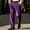 Purple, variant on BUIGTTKLOP Mens Velour Dress Pants Casual Straight Leg Business Pants Wide Leg Work Slacks with Pockets
