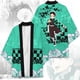 thumbnail image 3 of Kimono de Anime Nezuko Tanjirou para mujeres y hombres, chaqueta con estampado Yukata Haori, ropa tradicional japonesa, disfraz, 3 of 3
