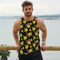 thumbnail image 5 of Rocae Daisies Flowers for Men's Workout Tank Top Men's Running Tank Top Dry Fit Athletic Workout Tank TopsXX-Large, 5 of 9