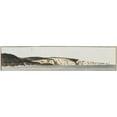 thumbnail image 2 of John Thomas Serres 18x7 Black Ornate Wood Framed Double Matted Museum Art Print Titled - Piveral Point, 2 of 5