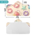 thumbnail image 4 of Yayeee Kids Hooded Towels Toddler Soft Absorbent Beach Bathing Wrap 50" x 23.5", Beach Toys Pattern, 4 of 5